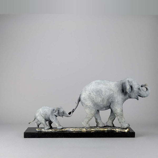 Limited Edition Bronze Steve Winterburn Elephants