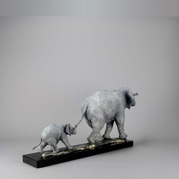 Limited Edition Bronze Steve Winterburn Elephants