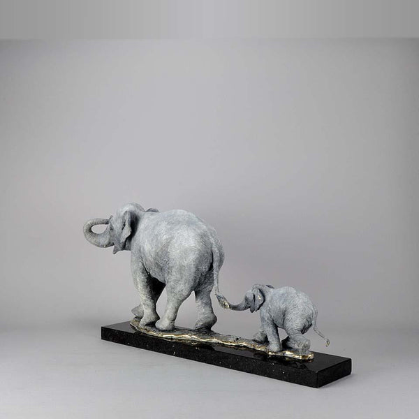 Limited Edition Bronze Steve Winterburn Elephants