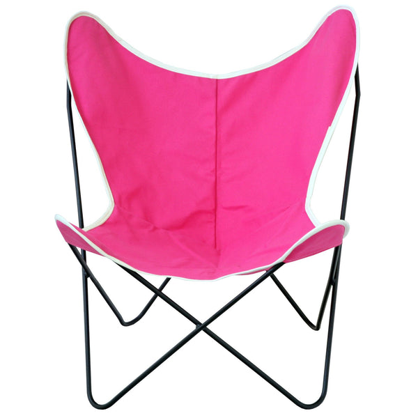 Steele Butterfly Sling Chair (Pink)