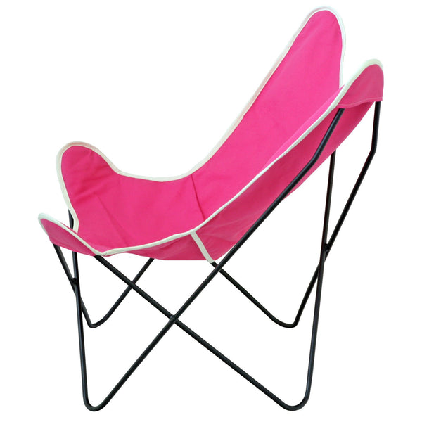 Steele Butterfly Sling Chair (Pink)